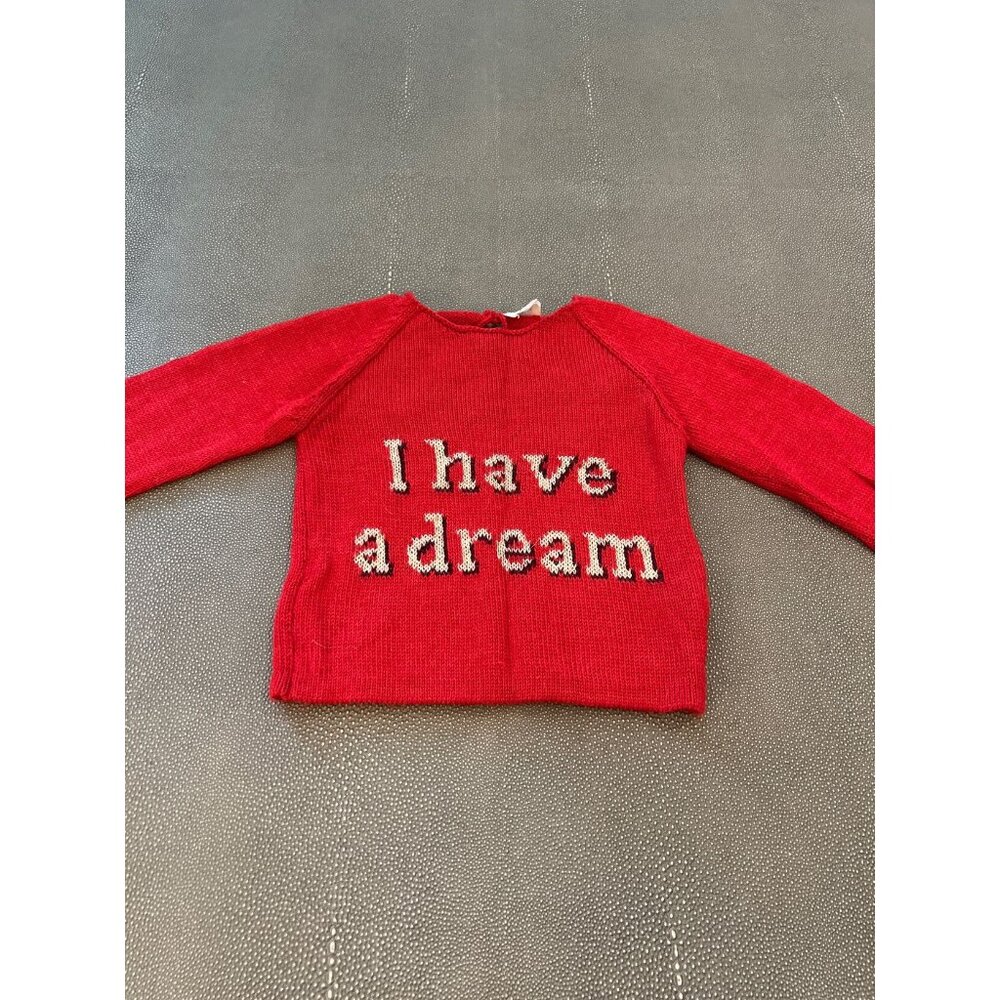 Oeuf I Have A Dream Sweater 18M New Without Tags